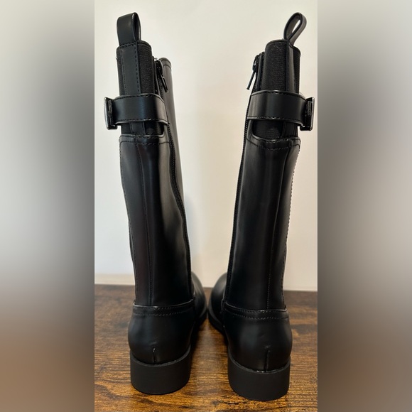 I.N.C. Toddler/Little Girls McKenzie Black Riding Boots NWT Various Sizes - Picture 4 of 8